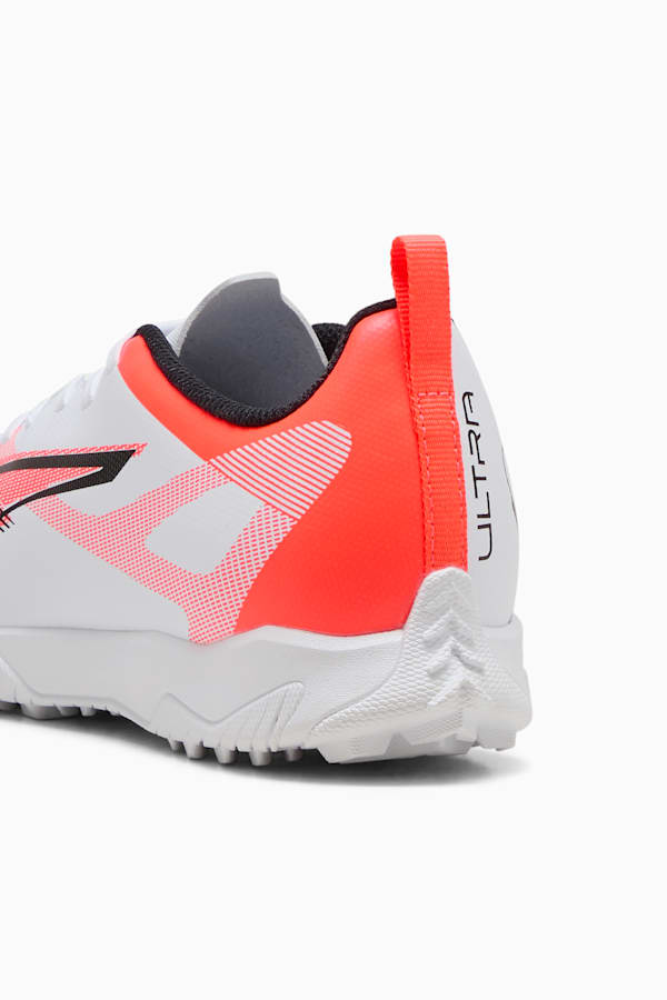 ULTRA 5 PLAY TT Football Boots Youth, PUMA White-PUMA Black-Glowing Red, extralarge-GBR