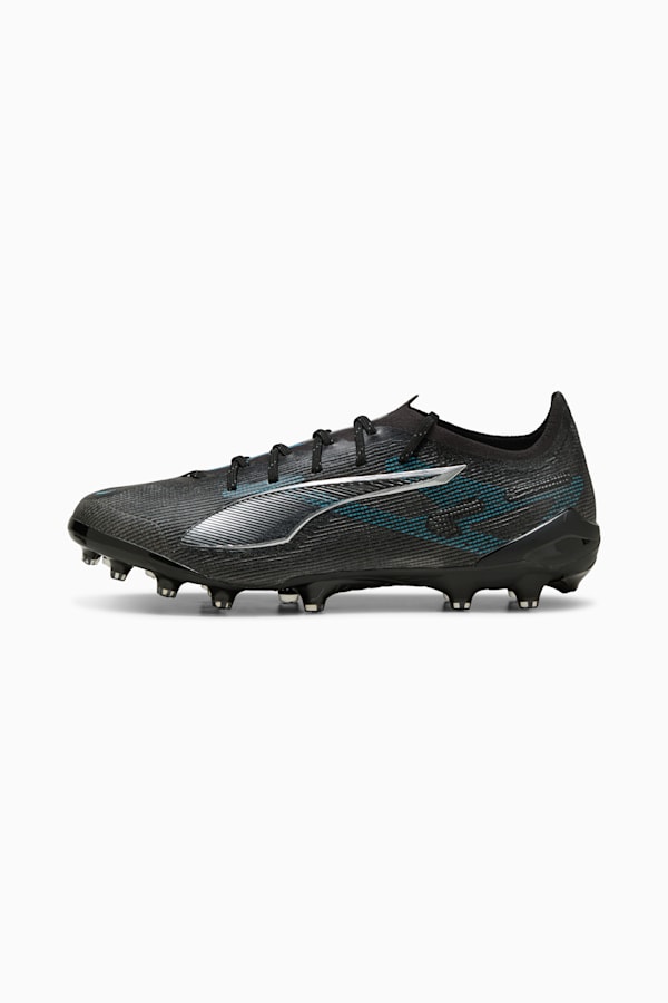 ULTRA 5 ULTIMATE AG Football Boots Unisex, PUMA Black-PUMA Silver-Bright Aqua, extralarge-GBR