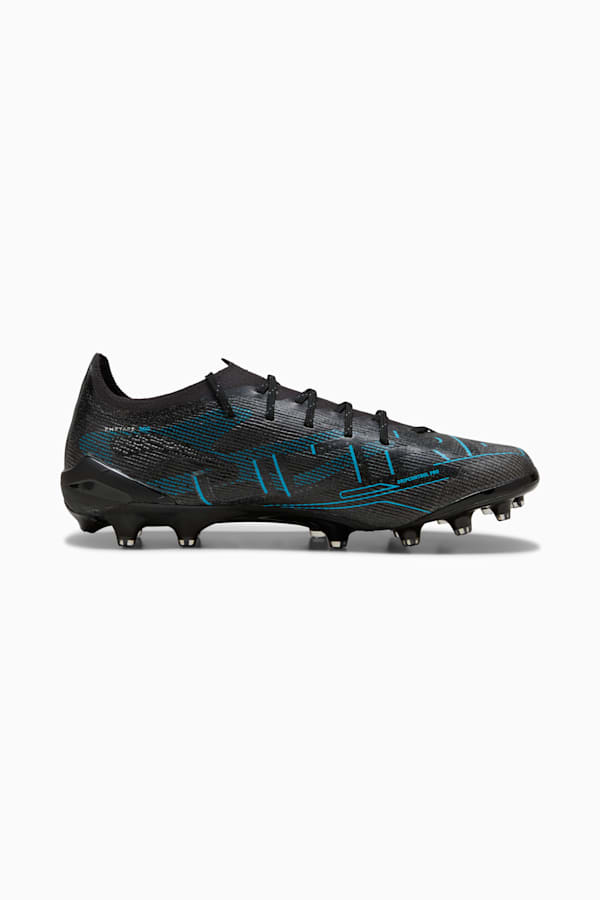 ULTRA 5 ULTIMATE AG Football Boots Unisex, PUMA Black-PUMA Silver-Bright Aqua, extralarge-GBR