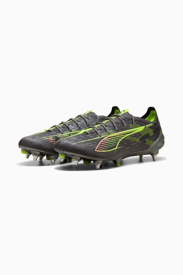 ULTRA 5 ULTIMATE MxSG Football Boots Unisex, Matte Aged Silver-Yellow Alert-Sun Struck, extralarge-GBR