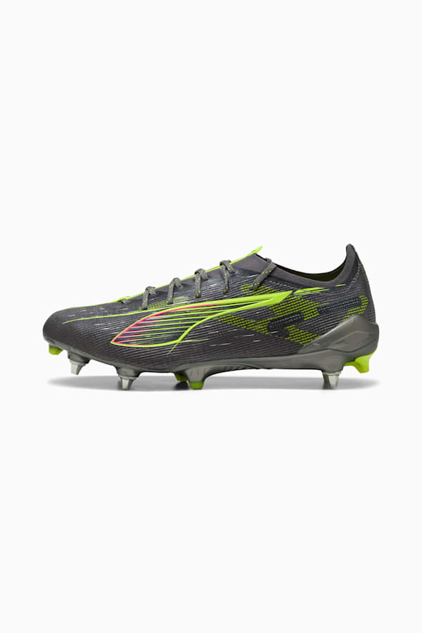 ULTRA 5 ULTIMATE MxSG Football Boots Unisex, Matte Aged Silver-Yellow Alert-Sun Struck, extralarge-GBR