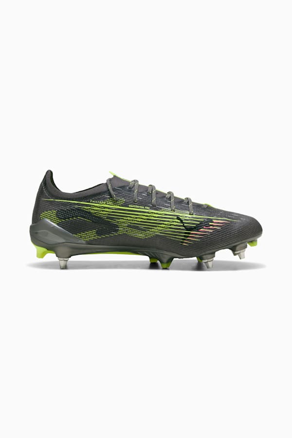 ULTRA 5 ULTIMATE MxSG Football Boots Unisex, Matte Aged Silver-Yellow Alert-Sun Struck, extralarge-GBR