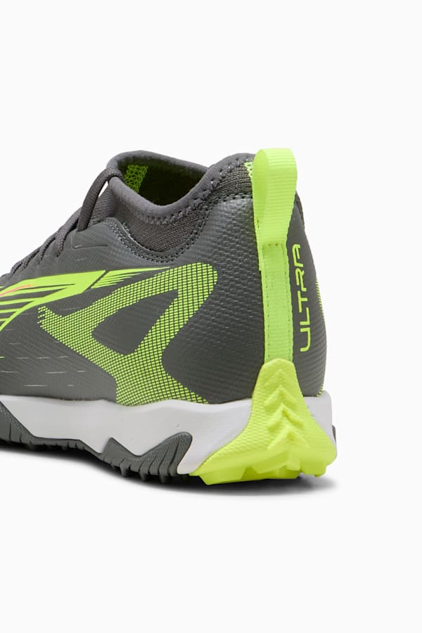 ULTRA 5 MATCH TT Mid Football Boots Youth, Matte Aged Silver-Yellow Alert-Puma Aged Silver, extralarge-GBR