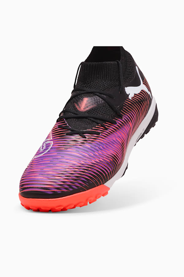FUTURE 8 PRO Cage Football Boots Unisex, PUMA Black-PUMA White-Glowing Red, extralarge