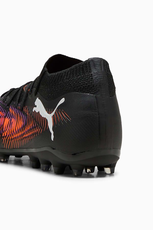 FUTURE 8 MATCH MG Football Boots Unisex, PUMA Black-PUMA White-Glowing Red, extralarge-GBR