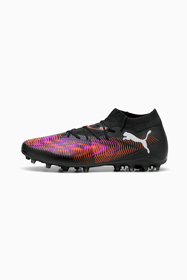FUTURE 8 MATCH MG Football Boots Unisex, PUMA Black-PUMA White-Glowing Red, extralarge-GBR
