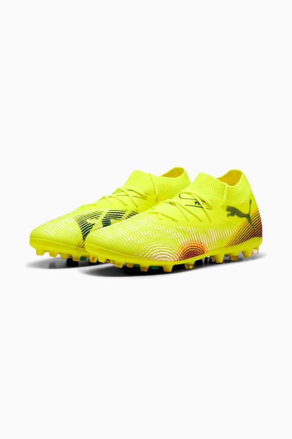 FUTURE 8 MATCH MG Football Boots Unisex, Yellow Alert-PUMA Black-Sun Struck, extralarge-GBR