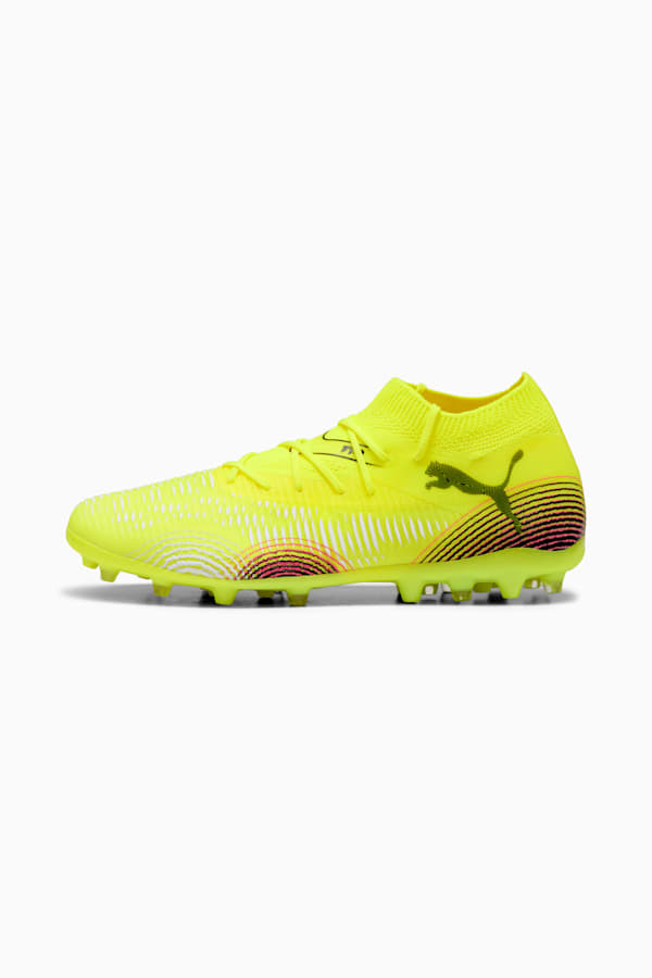 FUTURE 8 MATCH MG Football Boots Unisex, Yellow Alert-PUMA Black-Sun Struck, extralarge-GBR
