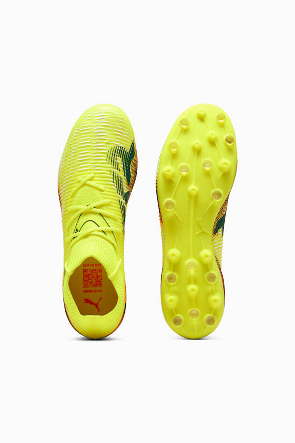 FUTURE 8 MATCH MG Football Boots Unisex, Yellow Alert-PUMA Black-Sun Struck, extralarge-GBR