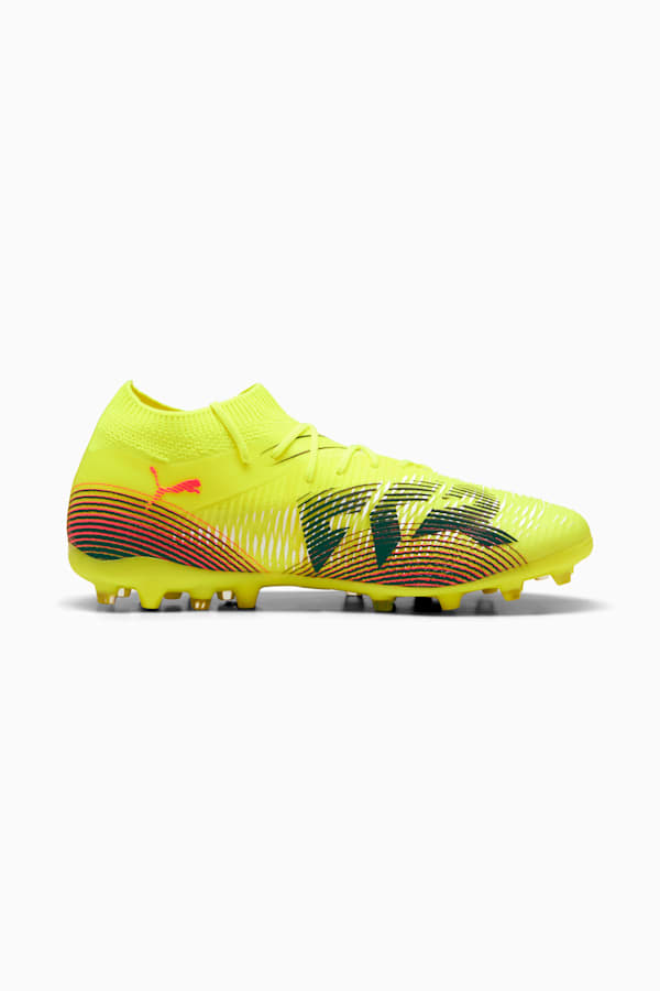 FUTURE 8 MATCH MG Football Boots Unisex, Yellow Alert-PUMA Black-Sun Struck, extralarge-GBR