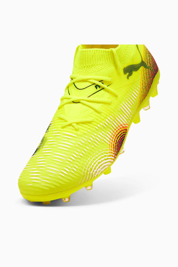 FUTURE 8 MATCH MG Football Boots Unisex, Yellow Alert-PUMA Black-Sun Struck, extralarge-GBR