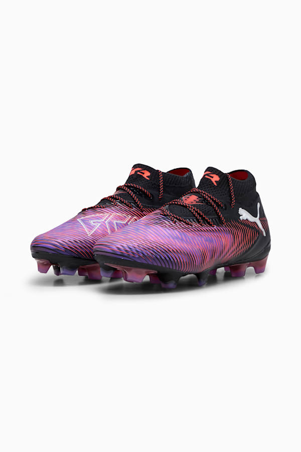 FUTURE 8 ULTIMATE FG Football Boots Women, PUMA Black-PUMA White-Glowing Red, extralarge