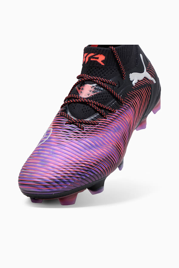 FUTURE 8 ULTIMATE FG Football Boots Women, PUMA Black-PUMA White-Glowing Red, extralarge