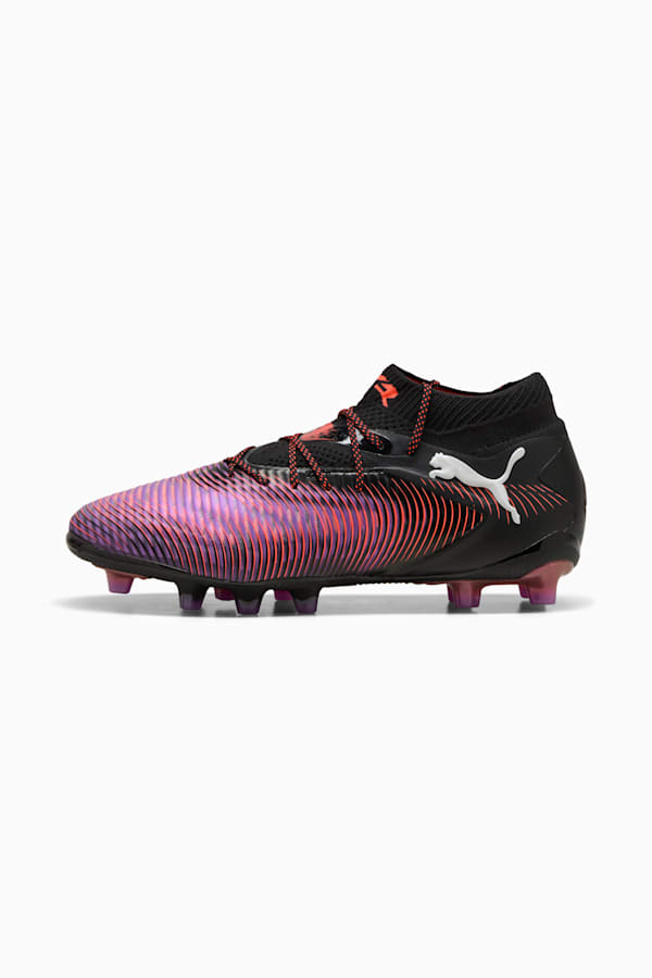 FUTURE 8 ULTIMATE AG Football Boots Women, PUMA Black-PUMA White-Glowing Red, extralarge