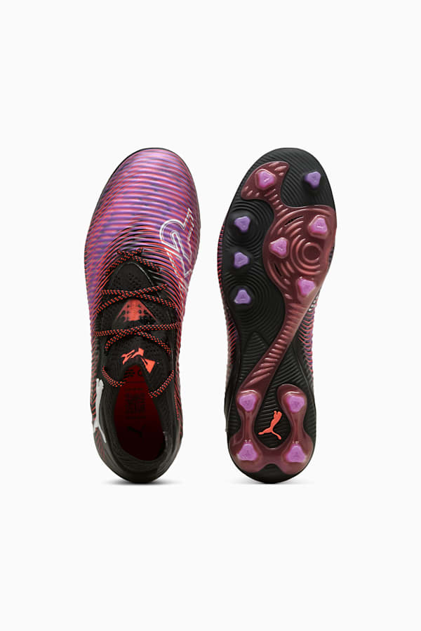 FUTURE 8 ULTIMATE AG Football Boots Women, PUMA Black-PUMA White-Glowing Red, extralarge
