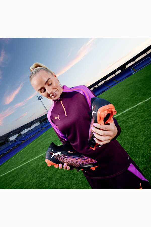 FUTURE 8 MATCH FG/AG Football Boots Women, PUMA Black-PUMA White-Glowing Red, extralarge