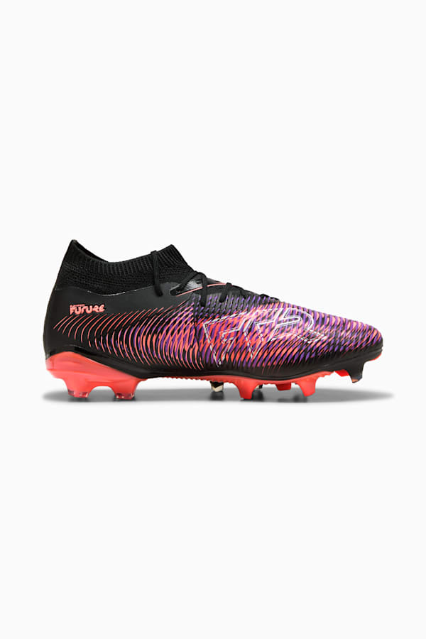 FUTURE 8 MATCH FG/AG Football Boots Women, PUMA Black-PUMA White-Glowing Red, extralarge