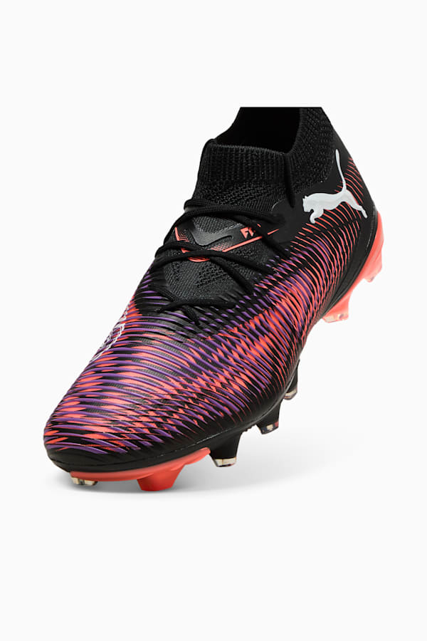 FUTURE 8 MATCH FG/AG Football Boots Women, PUMA Black-PUMA White-Glowing Red, extralarge