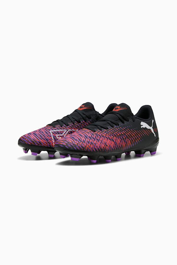 FUTURE 8 PLAY FG/AG Football Boots Women, PUMA Black-PUMA White-Glowing Red, extralarge-GBR