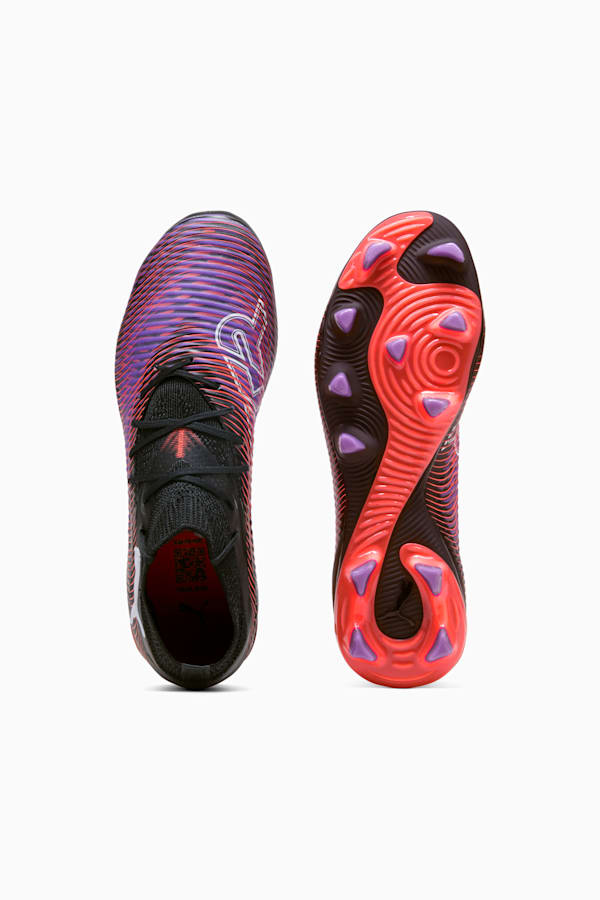 FUTURE 8 PRO FG/AG Football Boots Women, PUMA Black-PUMA White-Glowing Red, extralarge