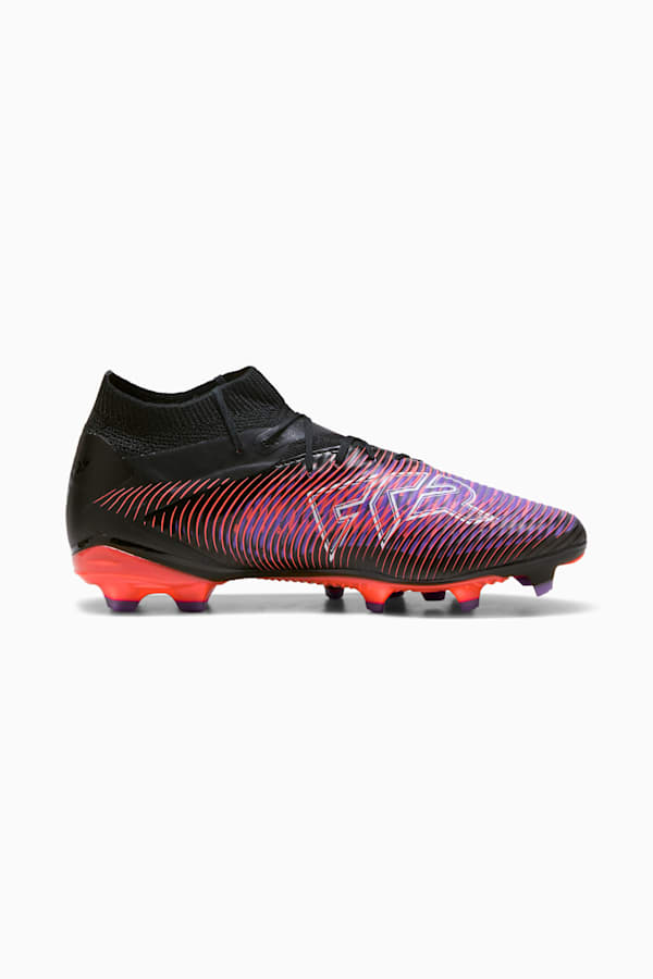 FUTURE 8 PRO FG/AG Football Boots Women, PUMA Black-PUMA White-Glowing Red, extralarge