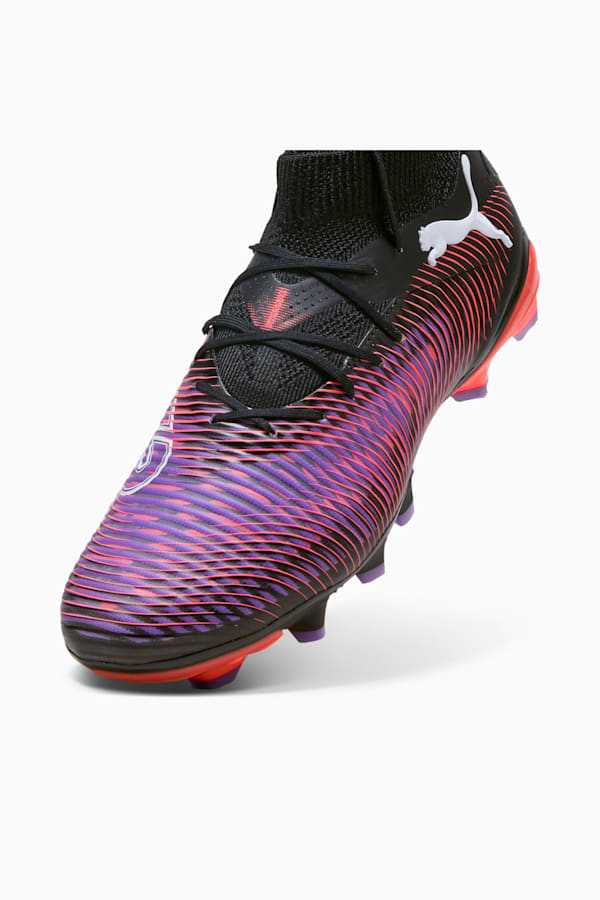 FUTURE 8 PRO FG/AG Football Boots Women, PUMA Black-PUMA White-Glowing Red, extralarge