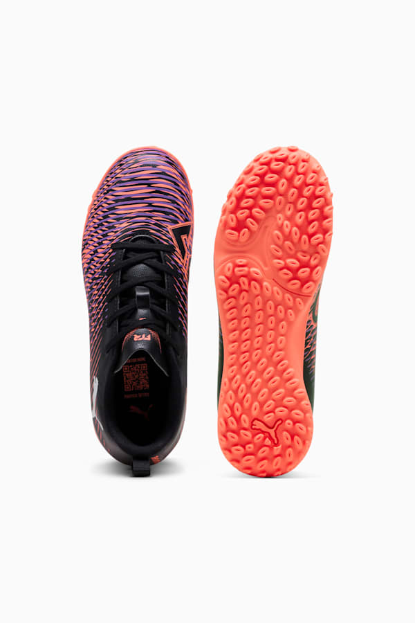 FUTURE 8 PLAY TT Football Boots Youth, PUMA Black-PUMA White-Glowing Red, extralarge
