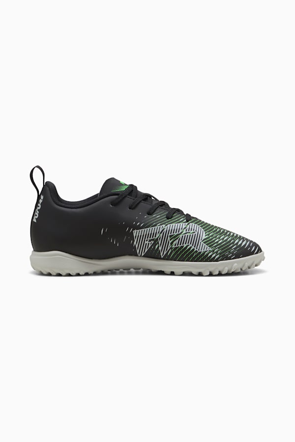 FUTURE 8 PLAY TT Football Boots Youth, PUMA Black-Cool Light Gray-Fluo Green, extralarge