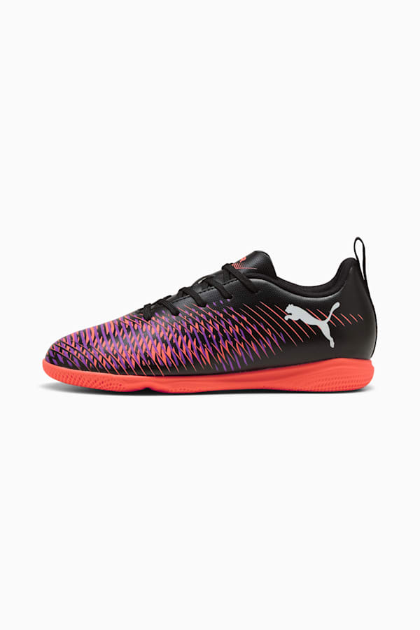 FUTURE 8 PLAY IT Futsal Boots Youth, PUMA Black-PUMA White-Glowing Red, extralarge