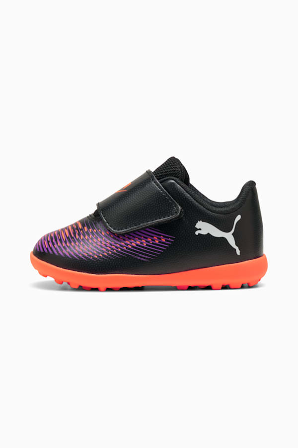 FUTURE 8 PLAY TT V Football Boots Kids, PUMA Black-PUMA White-Glowing Red, extralarge