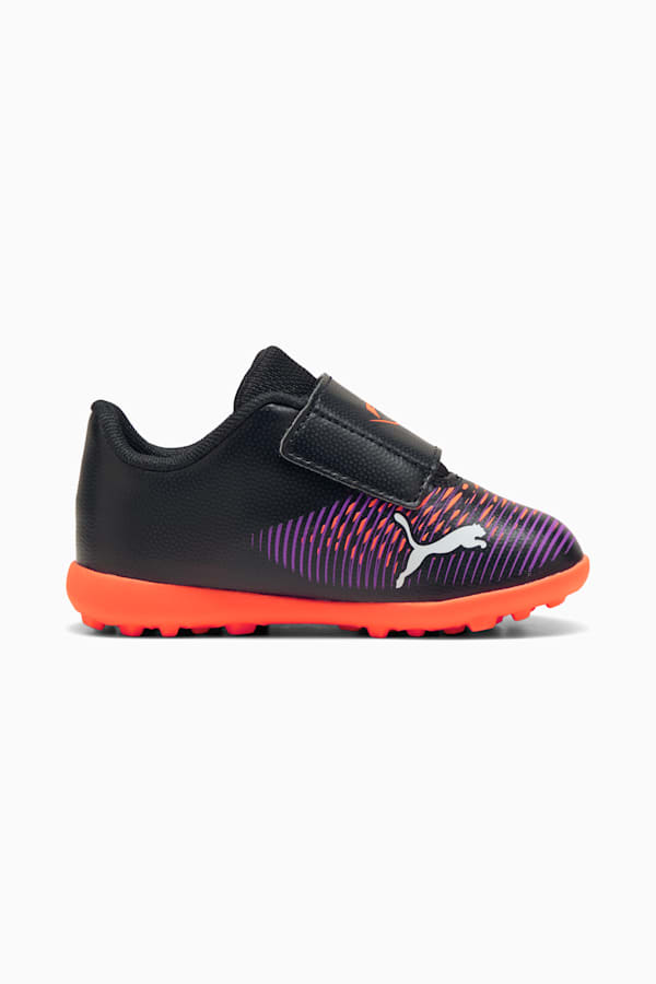 FUTURE 8 PLAY TT V Football Boots Kids, PUMA Black-PUMA White-Glowing Red, extralarge