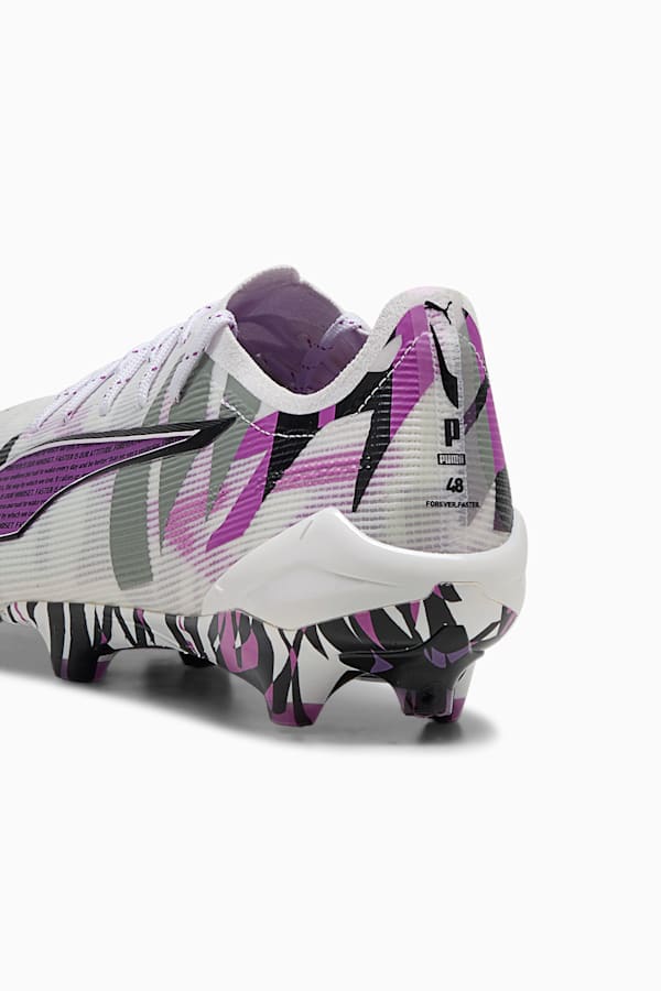 ULTRA 5 ULTIMATE FOREVER FG Football Boots Unisex, PUMA White-Pure Magenta-Feather Gray-PUMA Black, extralarge-GBR