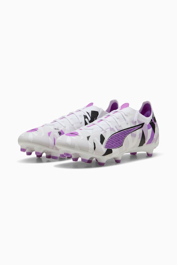 ULTRA 5 MATCH FOREVER FG/AG Football Boots, PUMA White-Pure Magenta-Feather Gray-PUMA Black, extralarge-GBR
