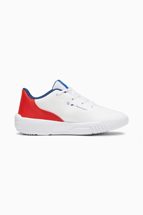 BMW M Motorsport Drift Cat Decima Motorsport Shoes Kids, PUMA White-Pop Red-PUMA White, extralarge