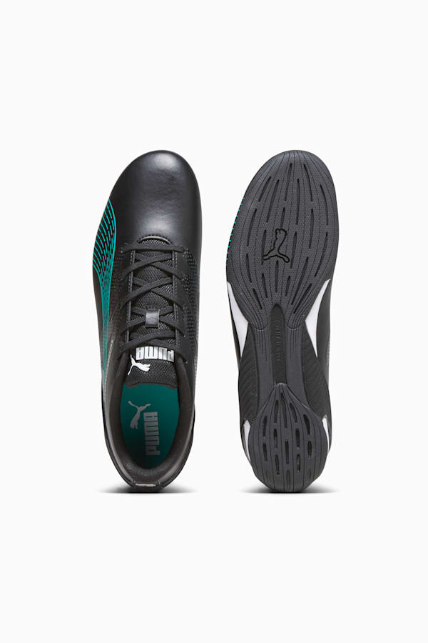 Mercedes-AMG Petronas Motorsport Carbon Cat Driving Shoes, PUMA Black-Spectra Green, extralarge