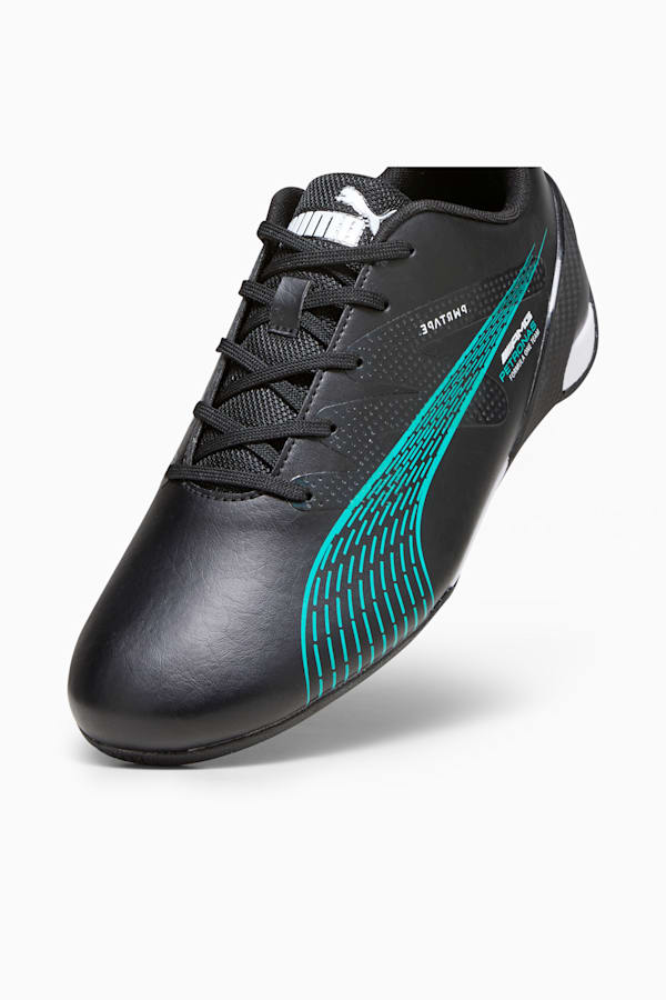 Mercedes-AMG Petronas Motorsport Carbon Cat Driving Shoes, PUMA Black-Spectra Green, extralarge