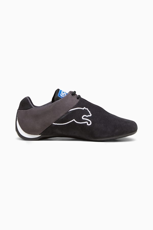 PUMA x SPARCO Future Cat OG Driving Shoes, PUMA Black-PUMA White-Dark Coal, extralarge