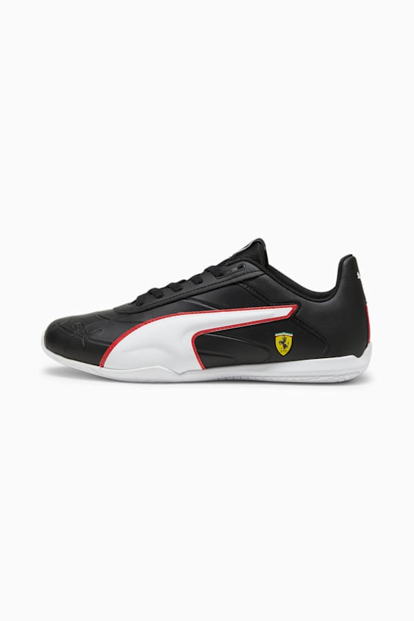 Scuderia Ferrari Tune Cat Driving Shoes, PUMA Black-PUMA White, extralarge