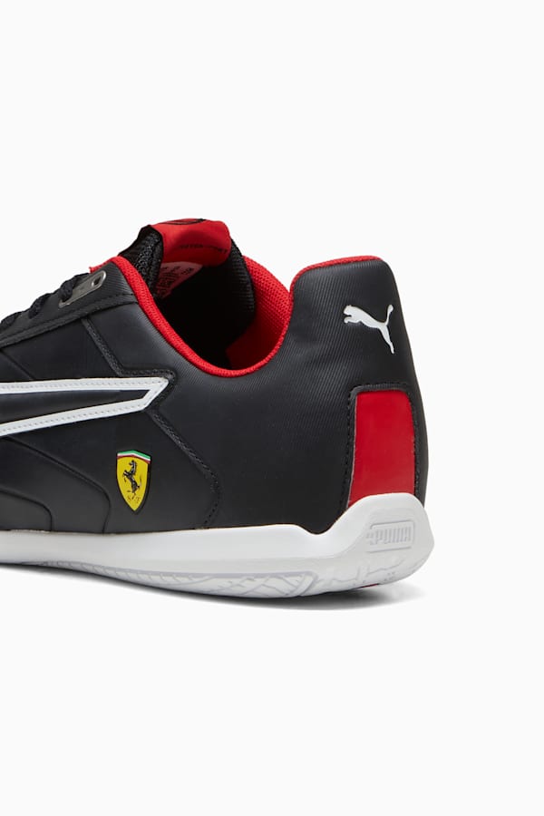 Scuderia Ferrari Tune Cat Driving Shoes, PUMA Black-PUMA Black-PUMA White, extralarge