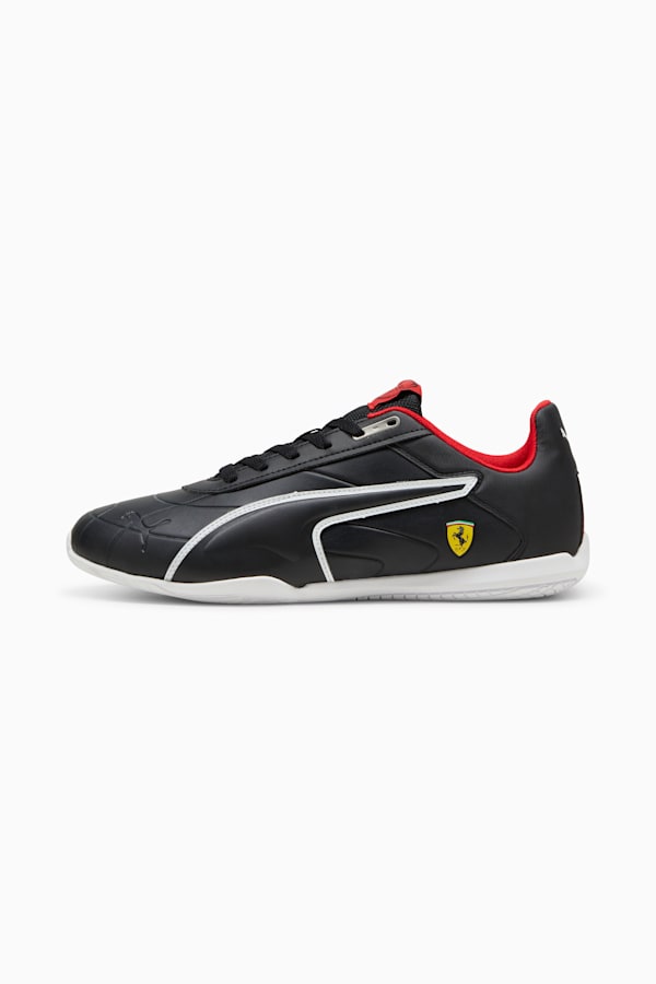 Scuderia Ferrari Tune Cat Driving Shoes, PUMA Black-PUMA Black-PUMA White, extralarge