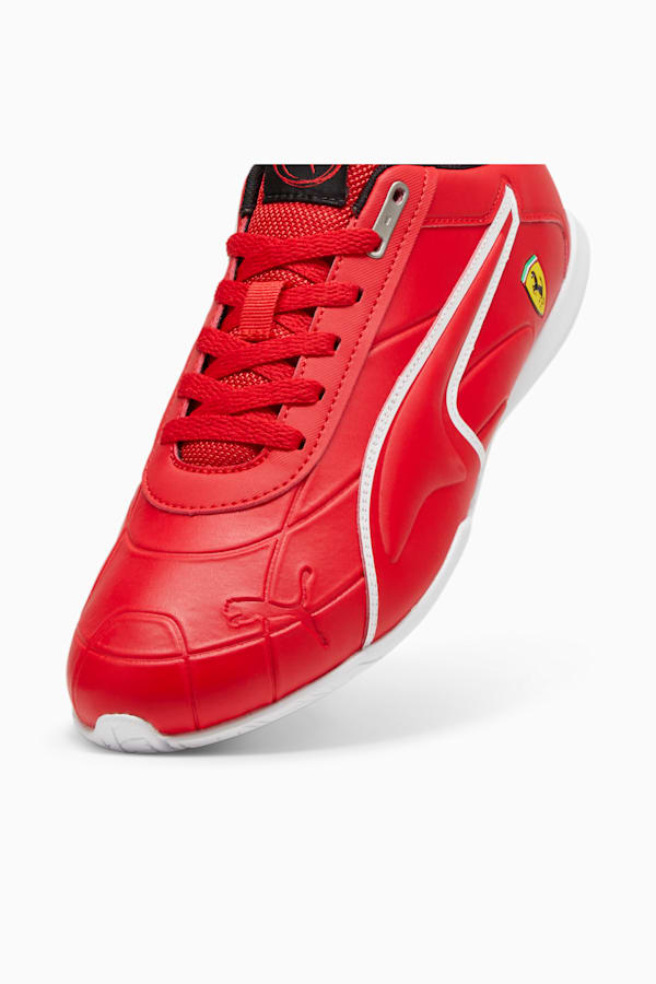 Scuderia Ferrari Tune Cat Driving Shoes, Rosso Corsa-Rosso Corsa-PUMA White, extralarge