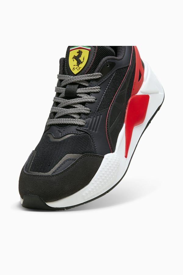 Ferrari RS-X Unisex Sneakers, PUMA Black-Rosso Corsa-PUMA White, extralarge-GBR