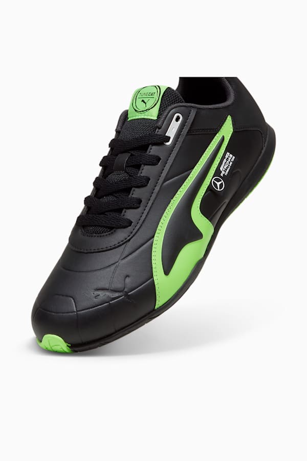 Mercedes-AMG Petronas F1® Tune Cat Sneakers Unisex, PUMA Black-Fizzy Green, extralarge