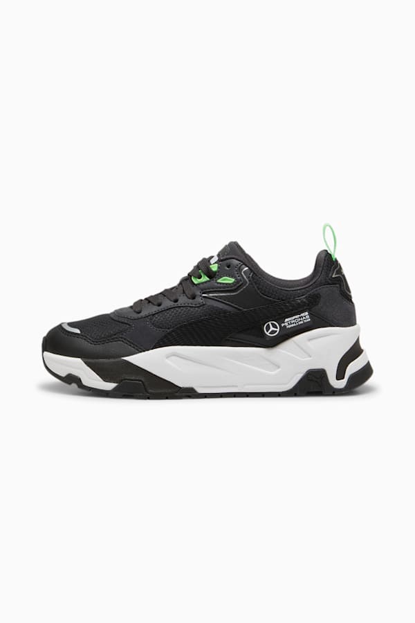 Mercedes-AMG Petronas F1® Trinity Sneakers Youth, PUMA Black-Fizzy Green, extralarge-GBR