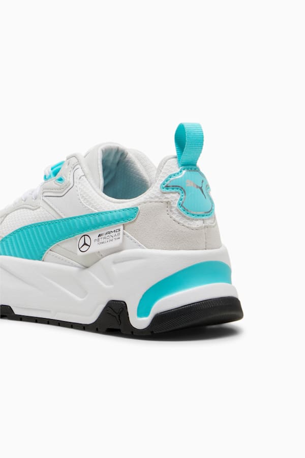 Mercedes-AMG Petronas F1® Trinity Sneakers Youth, PUMA White-Sheen Green, extralarge-GBR