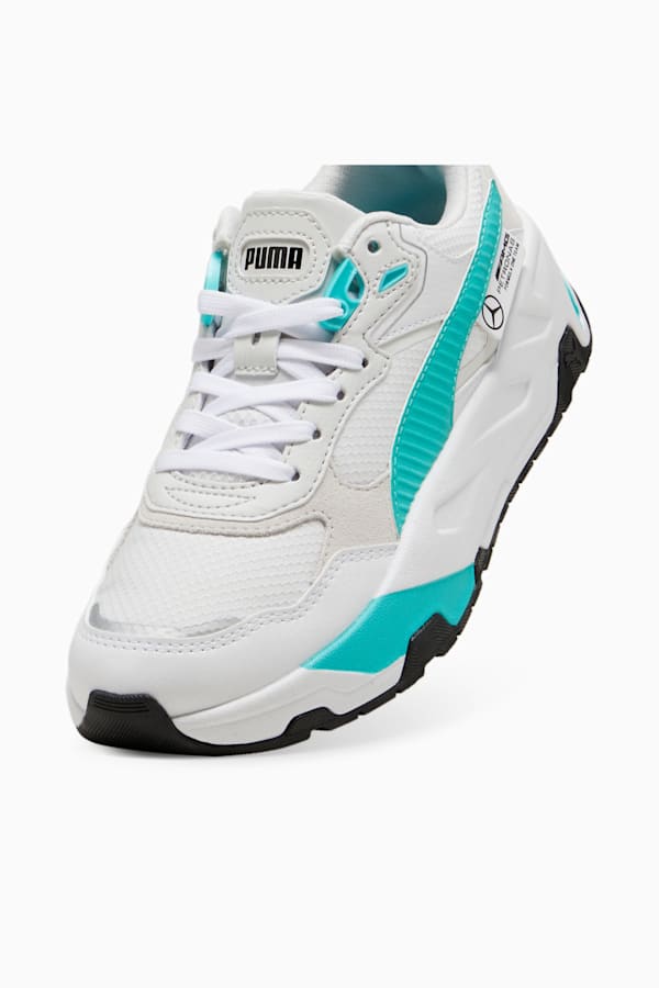 Mercedes-AMG Petronas F1® Trinity Sneakers Youth, PUMA White-Sheen Green, extralarge-GBR