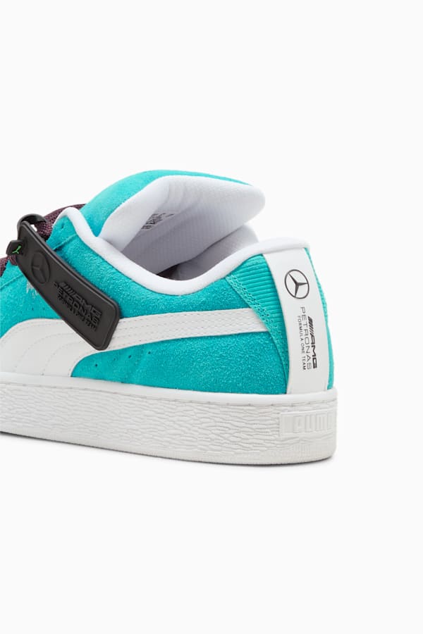 Mercedes-AMG Petronas F1® Suede XL Sneakers Unisex, Sheen Green-PUMA White, extralarge-GBR