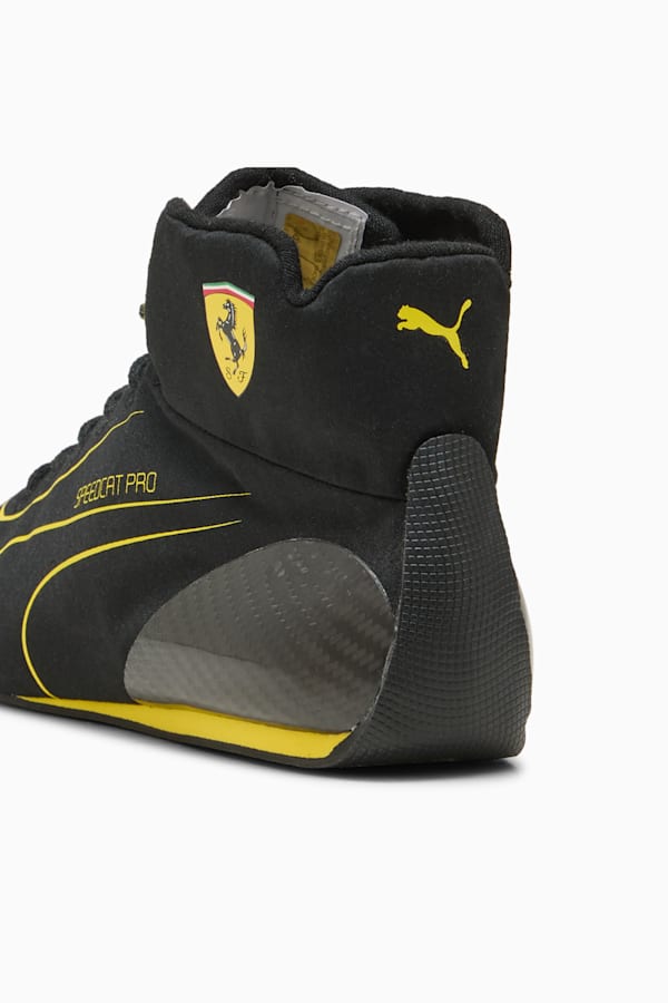 Ferrari Speedcat Pro Monza Motorsport Shoes Men, PUMA Black-Speed Yellow, extralarge