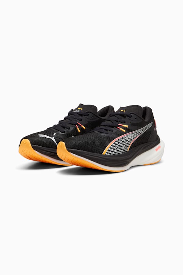 Deviate NITRO™ 3 Running Shoes Men, PUMA Black-Sun Stream, extralarge