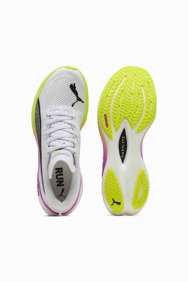 Deviate NITRO™ 3 Running Shoes Men, PUMA White-Yellow Alert-Pure Magenta, extralarge